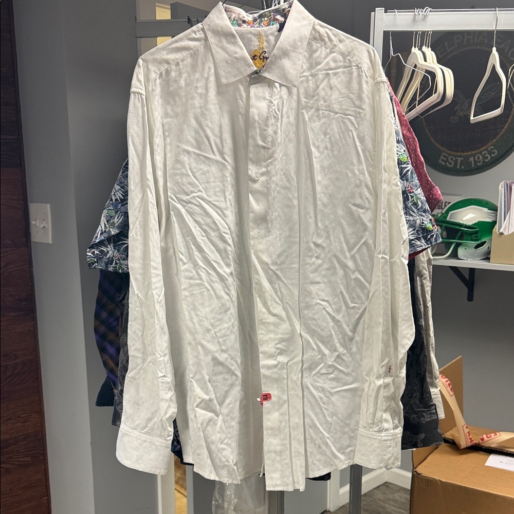 Robert Graham White Dress Shirt